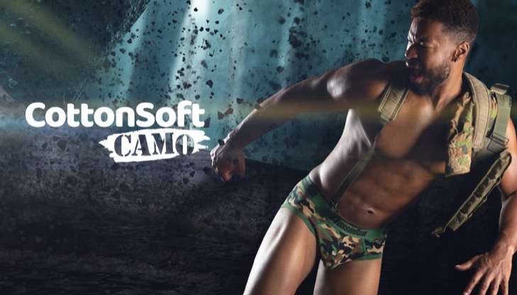 Slipy AussieBum CottonSoft 2.0 Camo Green2 - kópia_729px